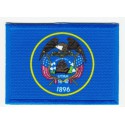 Patch embroidery and textile FLAG UTAH 7CM x 5CM