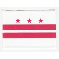 Patch embroidery and textile FLAG COLUMBIA 4CM x 3CM