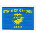 Patch embroidery and textile FLAG OREGON 7CM x 5CM