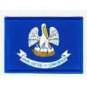 Patch embroidery and textile FLAG LUISIANA 4CM x 3CM