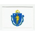 Patch embroidery and textile FLAG MASSACHUSETTS 4CM x 3CM