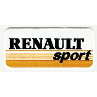 Patch embroidery RENAULT YELOW SPORT 14,5cm x 6,7cm