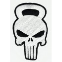 embroidery patch SKULL The Punishe CROS 3cm x 5cm