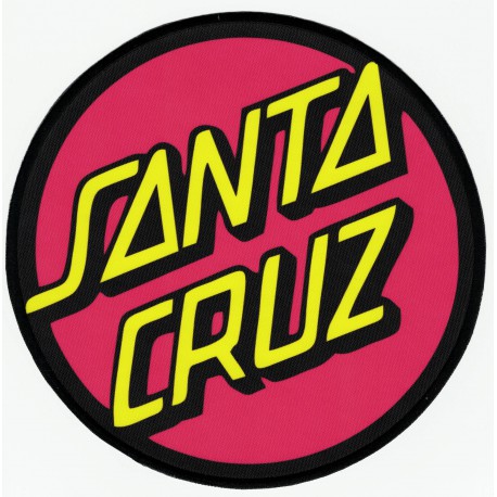 SANTA CRUZ textile embroidery patch 7.5cm Los Parches