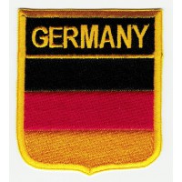 Patch embroidery SHIELD FLAG GERMANY 6cm x 7cm