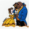 Patch embroidery Beauty and the Beast 10cm x 9cm