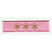 Patch embroidery GALLON 3 STAR GOLDEN 10c, x 2.4cm