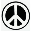embroidery patch PEACE B/N 7,5cm