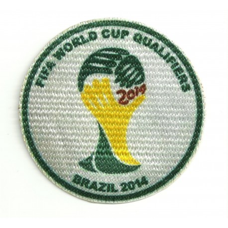 Parche textil FIFA WORLD CUP QUALIFIERS BRASIL 2014 8,5cm