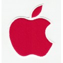 embroidery patch APPLE RED 5cm x 6cm