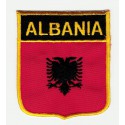 Patch embroidery SHIELD FLAG ALBANIA 6cm x 7cm