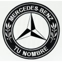 Embroidery patch PERSONALIZED MERCEDES BENZ 17cm