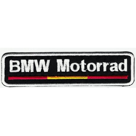 Cerdo Estrecho pianista Parche bordado BMW MOTORRAD BANDERA 5,5cm x 1,5cm - Los Parches