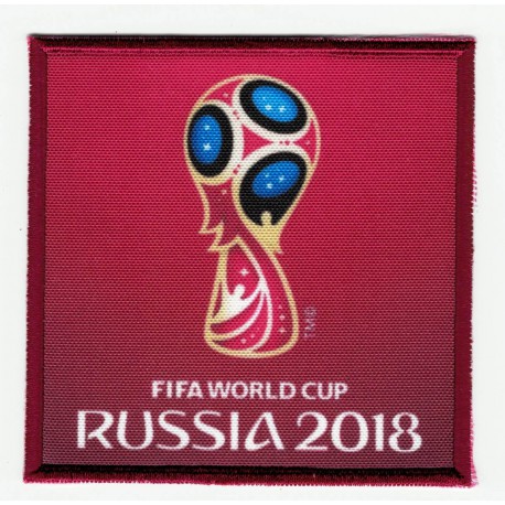 Parche bordado y textil FIFA RUSSIA 2018 7cm x 7cm