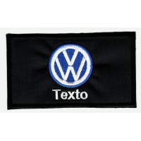 Patch embroidery VOLKSWAGEN YOUR TEXT vw 10cm x 6cm