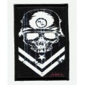 Patch textile and embroidery METAL MULISHA flag 2 5cm x 7cm