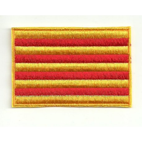 Patch embroidery FLAG CATALONIA 4CM X 3CM