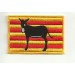 Patch embroidery FLAG RUC CATALA 7CM X 5CM