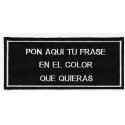 embroidered patch FRASE 28cm x 12cm