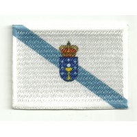 Patch embroidery and textile FLAG GALICIA 7CM X 5CM