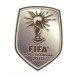 Textile patch FIFA WORLD CHAMPIONS 2010 6,5cm X 8,5cm