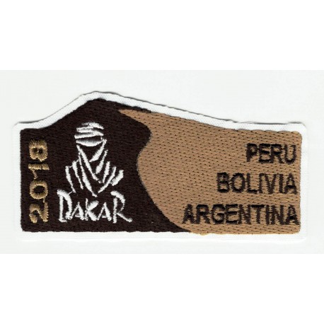 Patch embroidery DAKAR 2012 8,5cm x 4cm