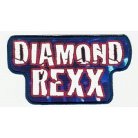 Textile and embroidery patch DIAMOND REXX 11,5CM X 6,5CM