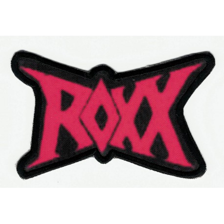 Textile and embroidery patch REXX 8,5CM X 5,5CM