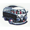 Textile and embroidery patch VOLKSWAGEN T1 BULLI vw 15cm x 11,5cm 