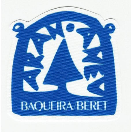 Parche textil BAQUEIRA/BERET 7cm x 7cm