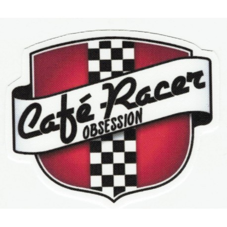 Textile patch CAFE RACER OBSESSION 8cm x 7cm