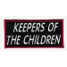 Parche bordado KEEPERS OF THE CHILDREN 10cm x 4,5cm