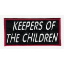 embroidered patch KEEPERS OF THE CHILDREN 10cm x 4,5cm