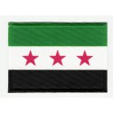 Embroidered patch and textile FLAG SYRIAN OPPOSITION GROUPS 7CM x 5CM