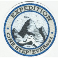 Textile patch EXPEDITION ONE STEP EVEREST 9cm 