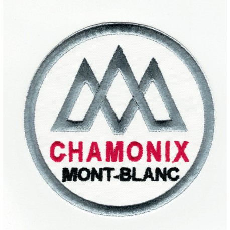  embroidered patch CHAMONIX MONT-BLANC 7,5cm