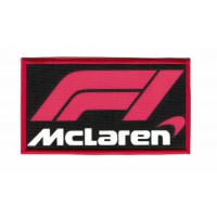 Parche textil y bordado McLaren 9cm x 5cm