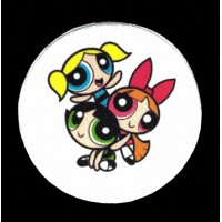 Textile and embroidery patch THE POWERPUFF GIRLS 7,5cm