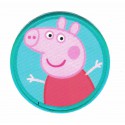 Textil and embroidered patch GREEN PEPPA PIG 7,5cm