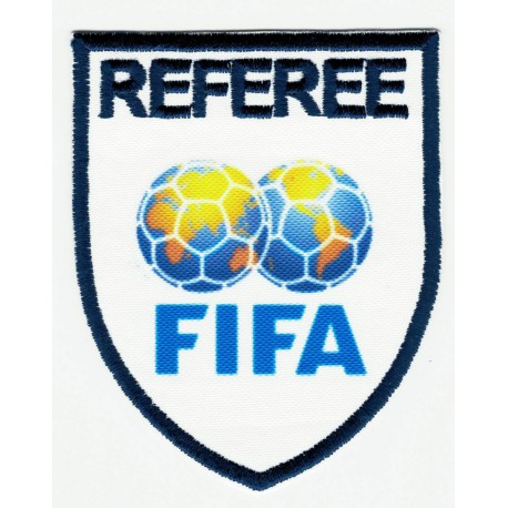 Parche bordado y textil REFEREE FIFA 6,5cm x 8cm