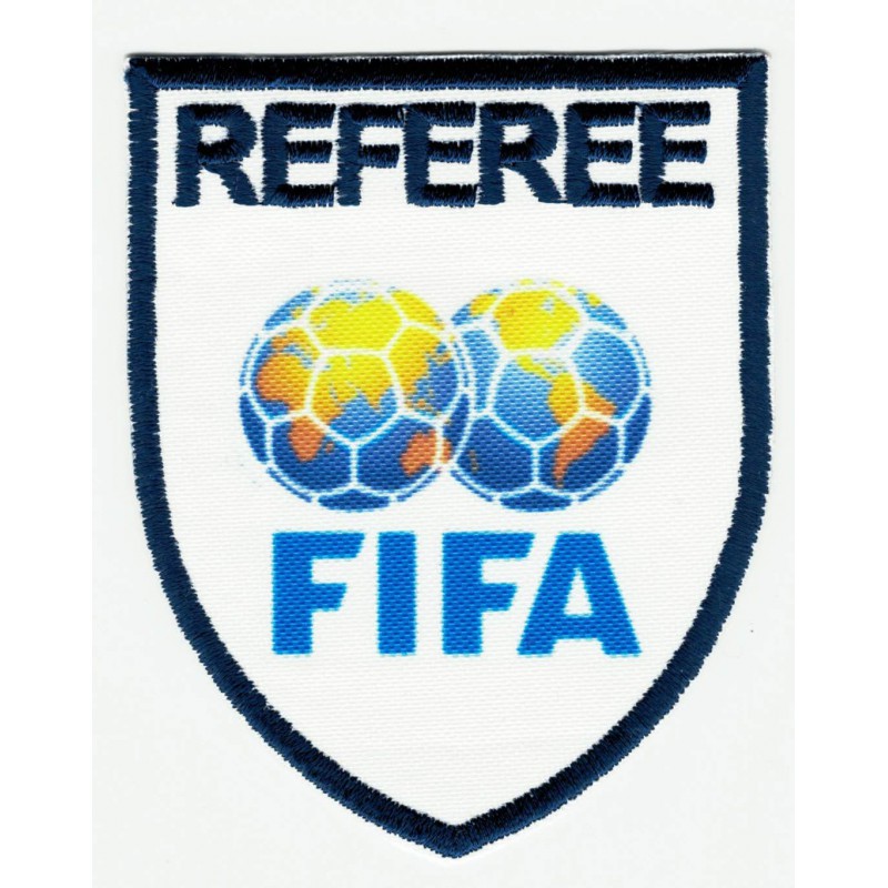 Textile and embroidery patch REFEREE FIFA 6,5cm x 8cm Los Parches