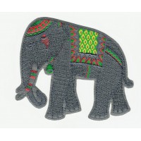 embroidery patch ELEPHANT 11cm x 10.5cm
