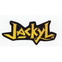 Textile patch JACKYL 7,5cm x 3cm 