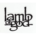 Textile patch LAMB OF GOD 8,5cm x 7,5cm 