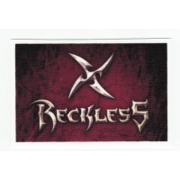 Textile patch RECKLESS 9,5cm x 6cm 