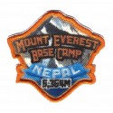 textile and embroidered patch MOUNT EVEREST BASE CAMP 5cm 