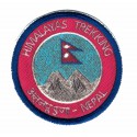 Textile and embroidered patch HIMALAYAS TREKKING 5cm 