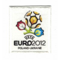 Textile and embroidery patch UEFA EURO 2012 POLAND-UKRAINE 4,5cm x 5cm
