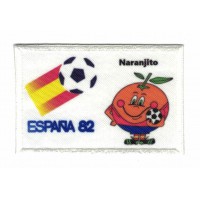 Textile and embroidery patch ESPAÑA 82 NARANJITO 7,5cm x 5cm