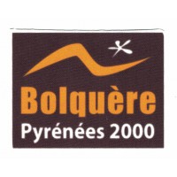 textile Patch BOLQUÈRE PYRÉNÉES 2000 8cm x 6cm